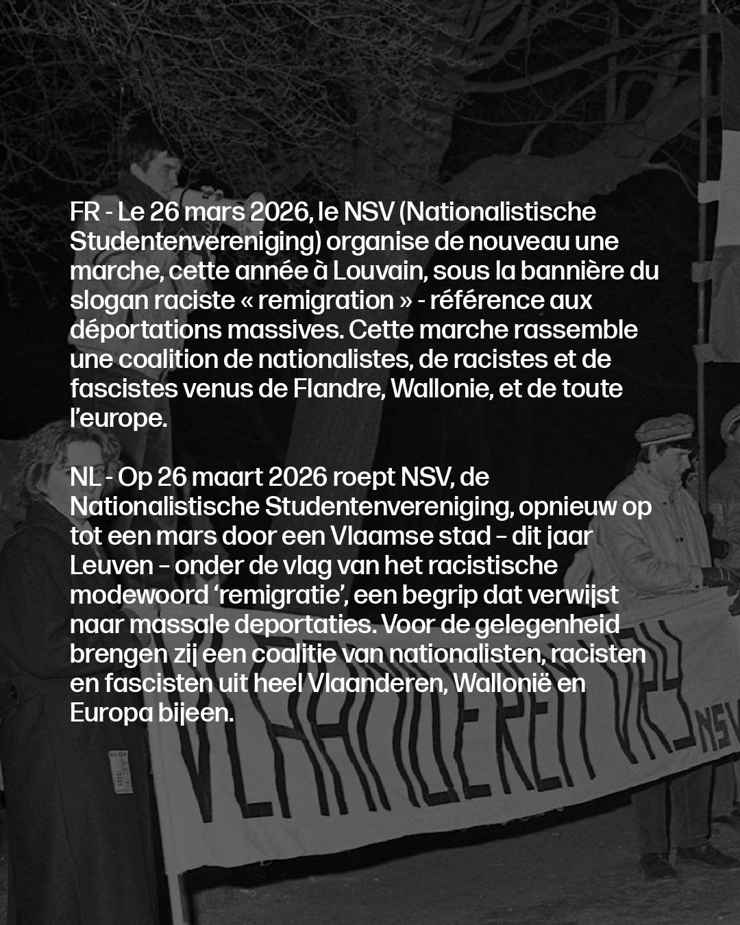 Photo by IRRUPTION on March 24, 2026. May be a black-and-white image of newspaper, poster and text.